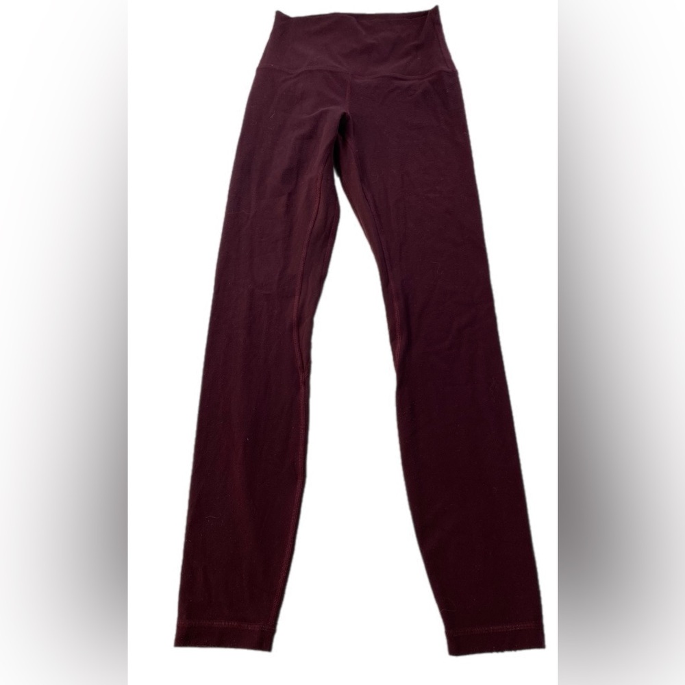 Lululemon Align Pant II 25” pilling throughout Cassis size 2 - Picture 7 of 16